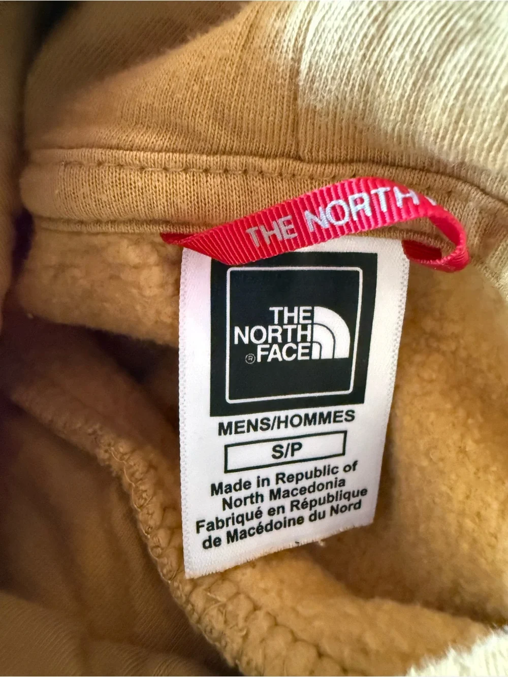 The North Face fine alpine equipment hoodie “Antelope Tan” Yellowish Size Small